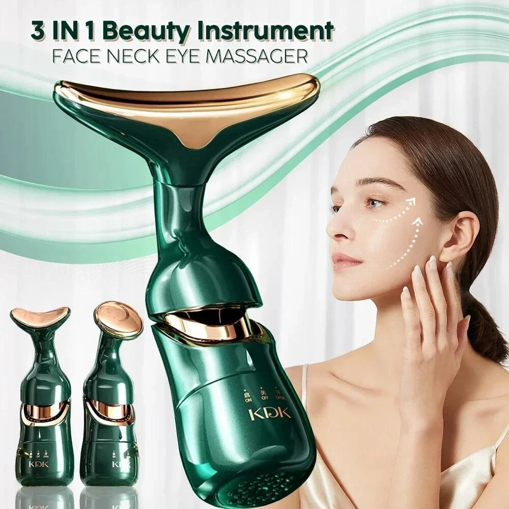 3 In 1 Facial Lifting Device Anti Aging Face Massager