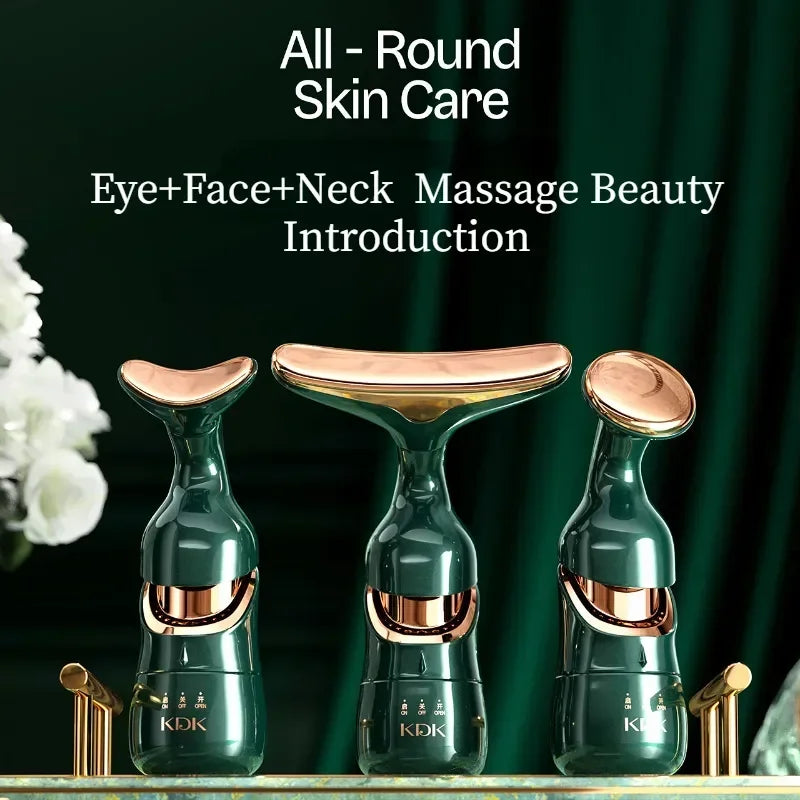 3 In 1 Facial Lifting Device Anti Aging Face Massager